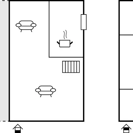 2 Bedroom Beautiful In 別荘 *
